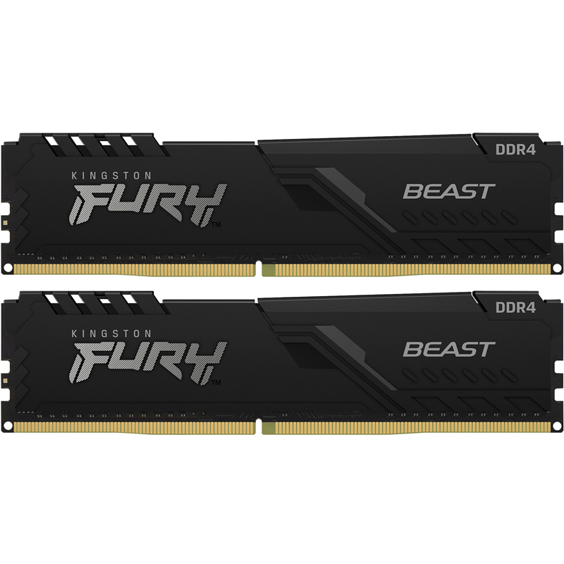 32Gb DDR4 3600MHz Kingston Fury Beast Black KF436C18BBK2 32 SP 2x16Gb KIT