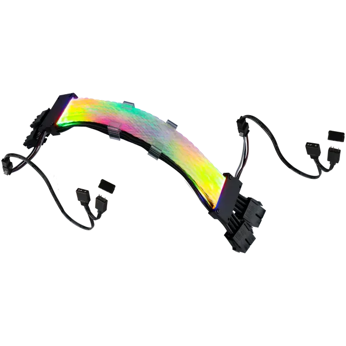 Кабель удлинительный 2x PCI-E 8-pin - 2x PCI-E 8-pin, 0.3м, GELID CA-RGB-16P-01