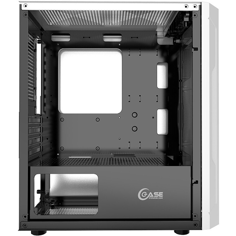 Корпус Powercase Mistral Micro Z3W Mesh LED White - CMIMZW-L3 - фото 5