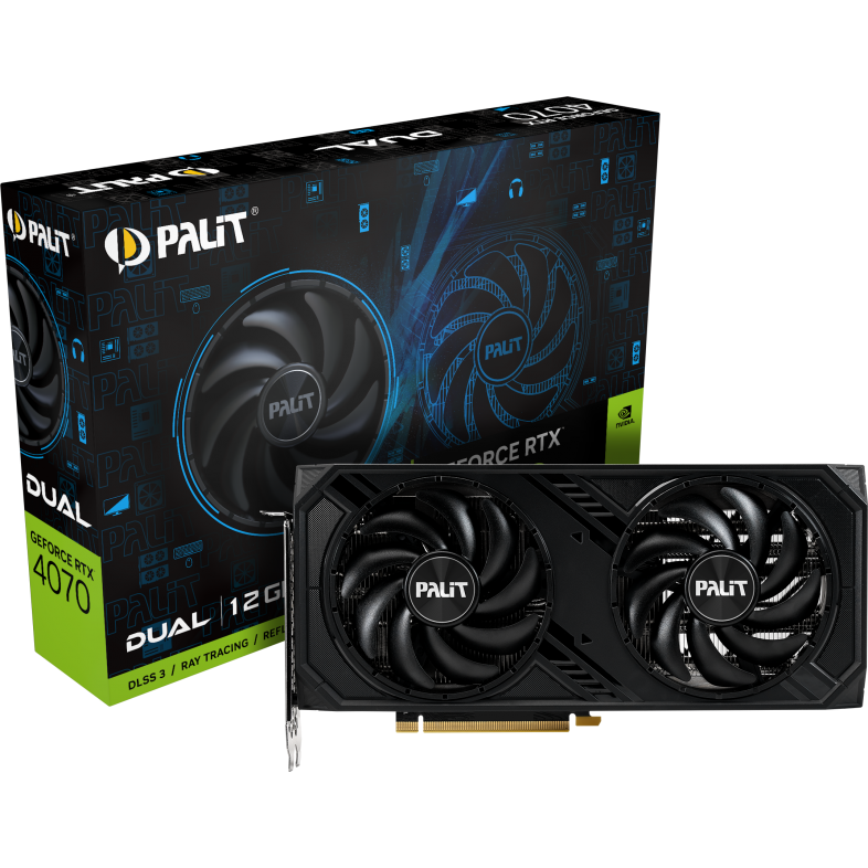 Видеокарта NVIDIA GeForce RTX 4070 Palit Dual 12Gb (NED4070019K9-1047D) - фото 9