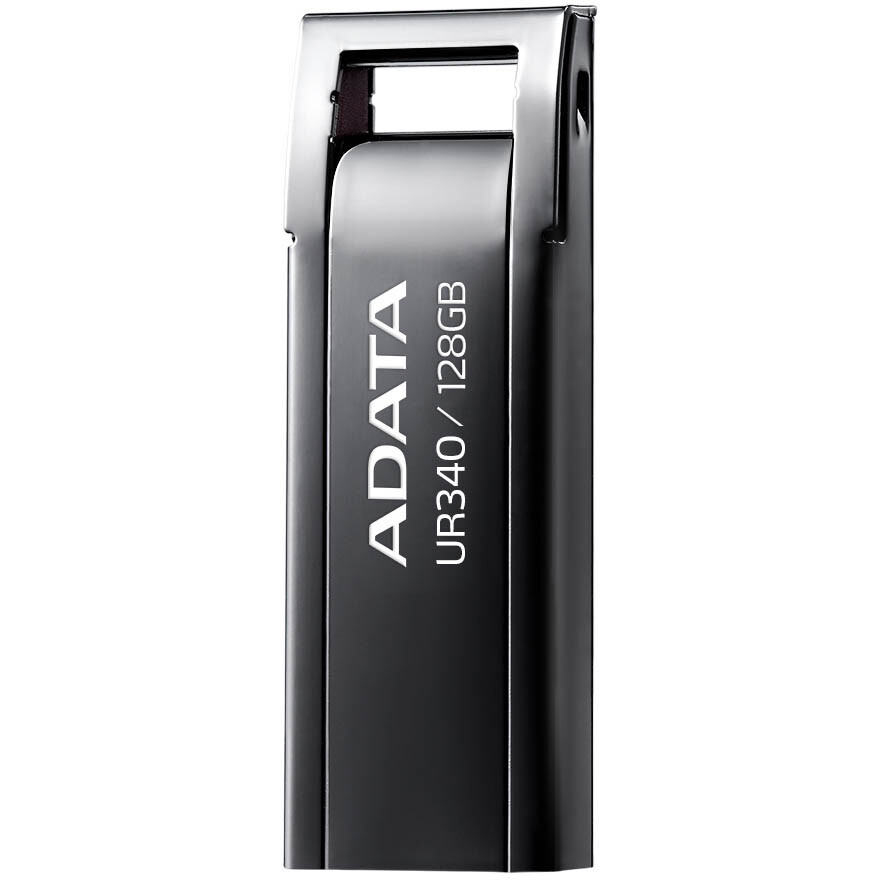 USB Flash накопитель 128Gb ADATA UR340 Black - AROY-UR340-128GBK - фото 4