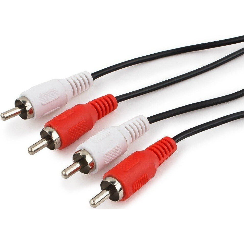 Кабель 2x RCA (M) - 2x RCA (M), 15м, Gembird CCA-2R2R-15M - фото 2