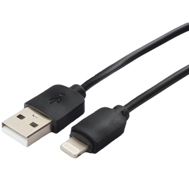 Кабель USB - Lightning, 1м, Гарнизон GCC-USB2-AP2-1M