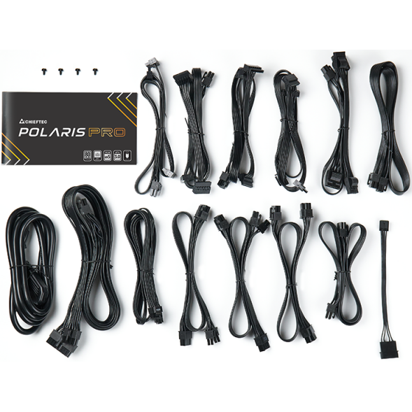 Блок питания 1300W Chieftec Polaris Pro 3.0 (PPX-1300FC-A3) - фото 6
