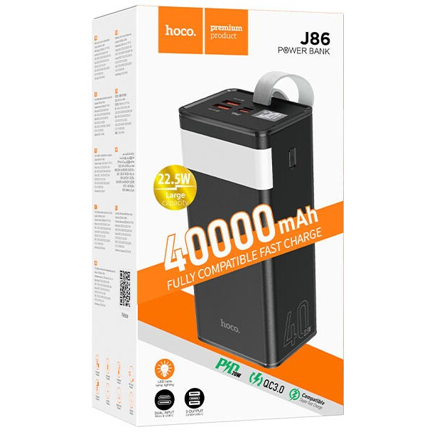 Внешний аккумулятор HOCO J86 Black - 6931474759214 - фото 5