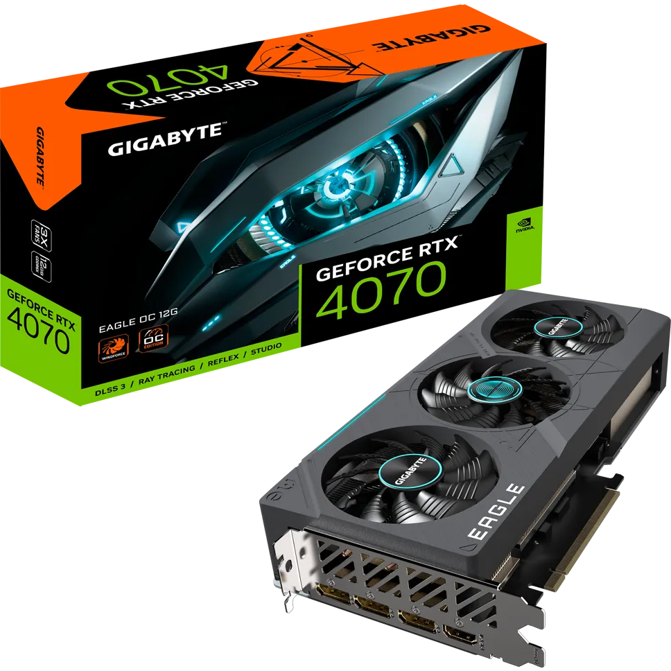 Видеокарта NVIDIA GeForce RTX 4070 Gigabyte 12GB (GV-N4070EAGLE OC-12GD) - фото 6