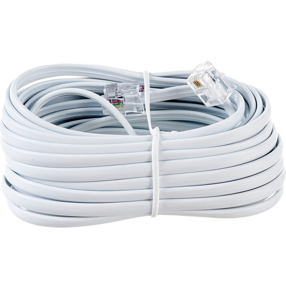 Телефонный кабель Gembird TC6P4C-5M, 5м - фото 2