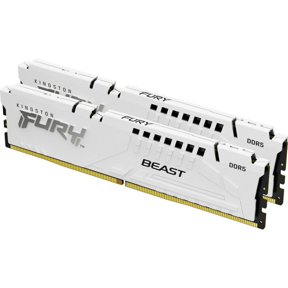 Оперативная память 32GB DDR5 5600MHz Kingston Fury Beast White (KF556C36BWEK2-32) (2x16GB KIT)