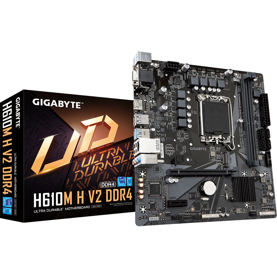 Материнская плата Gigabyte H610M H V2 DDR4 - фото 5