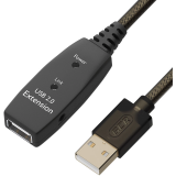 Кабель удлинительный USB A (M) - USB A (F), 10м, Greenconnect GCR-53806