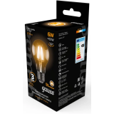 Филаментная лампочка Gauss Filament A60 2700K (6 Вт, E27) 10 шт. (102802106)