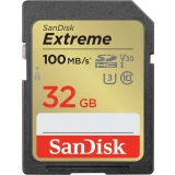 Карта памяти 32Gb SD SanDisk Extreme (SDSDXVT-032G-GNCIN)