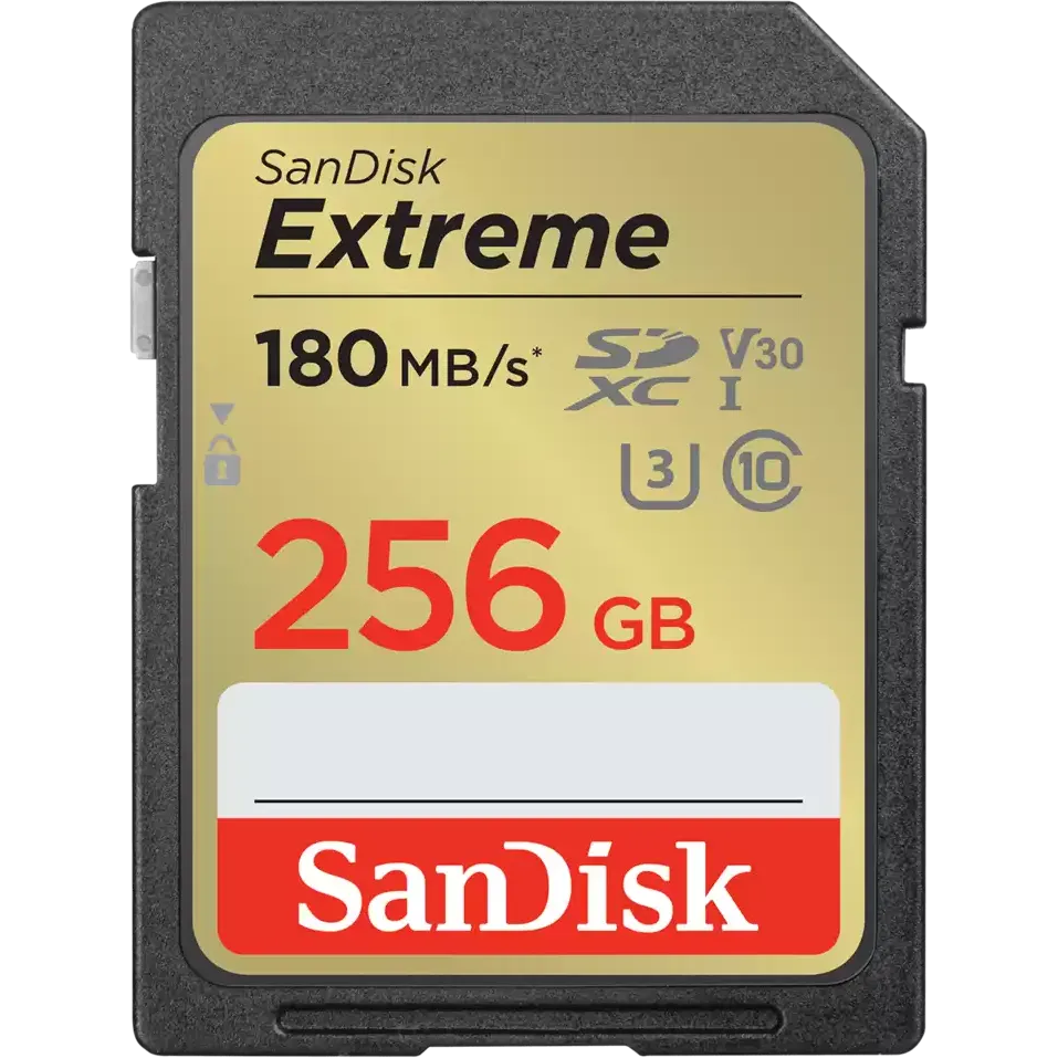Карта памяти 256GB SD SanDisk Extreme (SDSDXVV-256G-GNCIN)