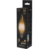 Светодиодная лампочка Gauss Filament Candle Tailed 2700K (5 Вт, E14) 10 шт. (104801105)