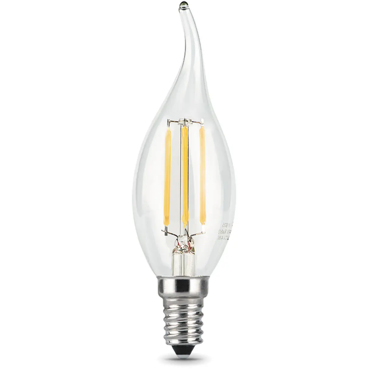 Филаментная лампочка Gauss Filament Candle Tailed 4100K (5 Вт, E14) 10 шт.