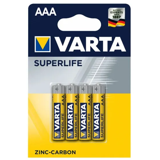 Батарейка Varta Super Heavy Duty (AAA, 4 шт.)