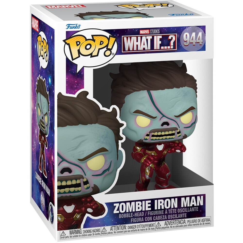 Фигурка Funko POP! Bobble Marvel What If Zombie Iron Man (57379) - фото 2
