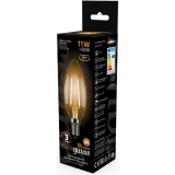 Филаментная лампочка Gauss Filament Свеча 2700K (11 Вт, E14) 10 шт. (103801111)