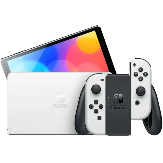 Игровая консоль Nintendo Switch OLED White - NT453473/HEG-S-KAAAA - фото 2