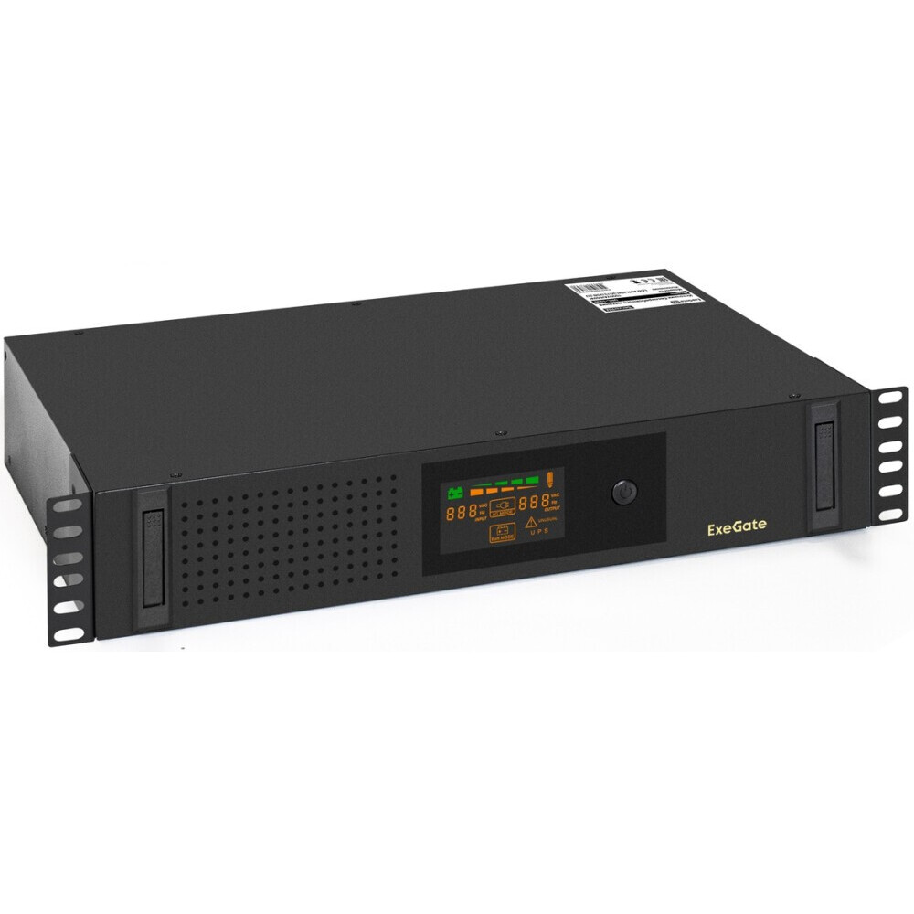 ИБП ExeGate ServerRM UNL-2000.LCD.AVR.2SH.3C13.USB.2U - EX293851RUS