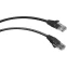 Патч-корд Cabeus PC-UTP-RJ45-Cat.5e-0.5m-BK, 0.5м