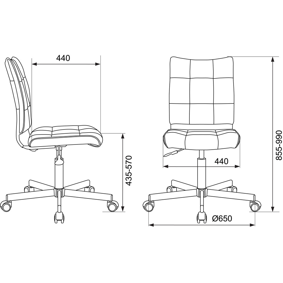 Офисное кресло Бюрократ CH-330M/LT-20 - фото 5