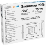 Прожектор Gauss Elementary 70W 6500lm (613120370)