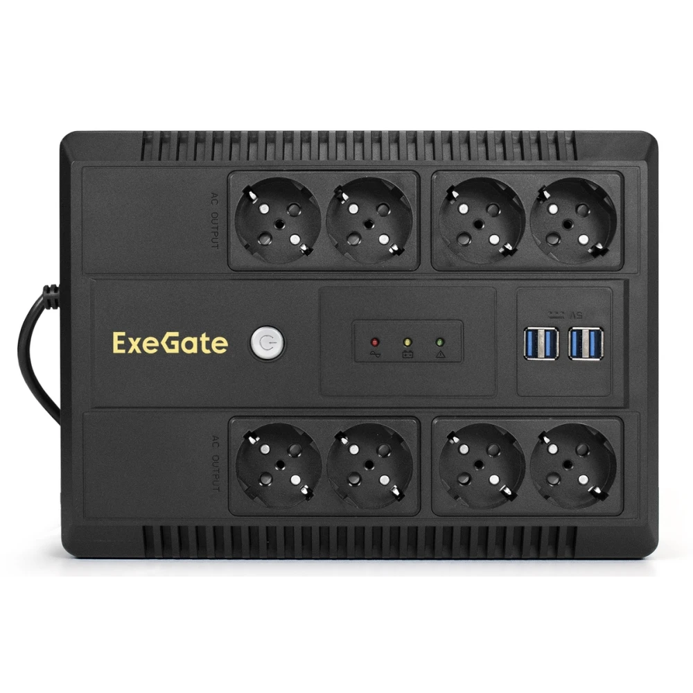 ИБП ExeGate NEO NNB-600.LED.AVR.8SH.CH - EX293853RUS - фото 2