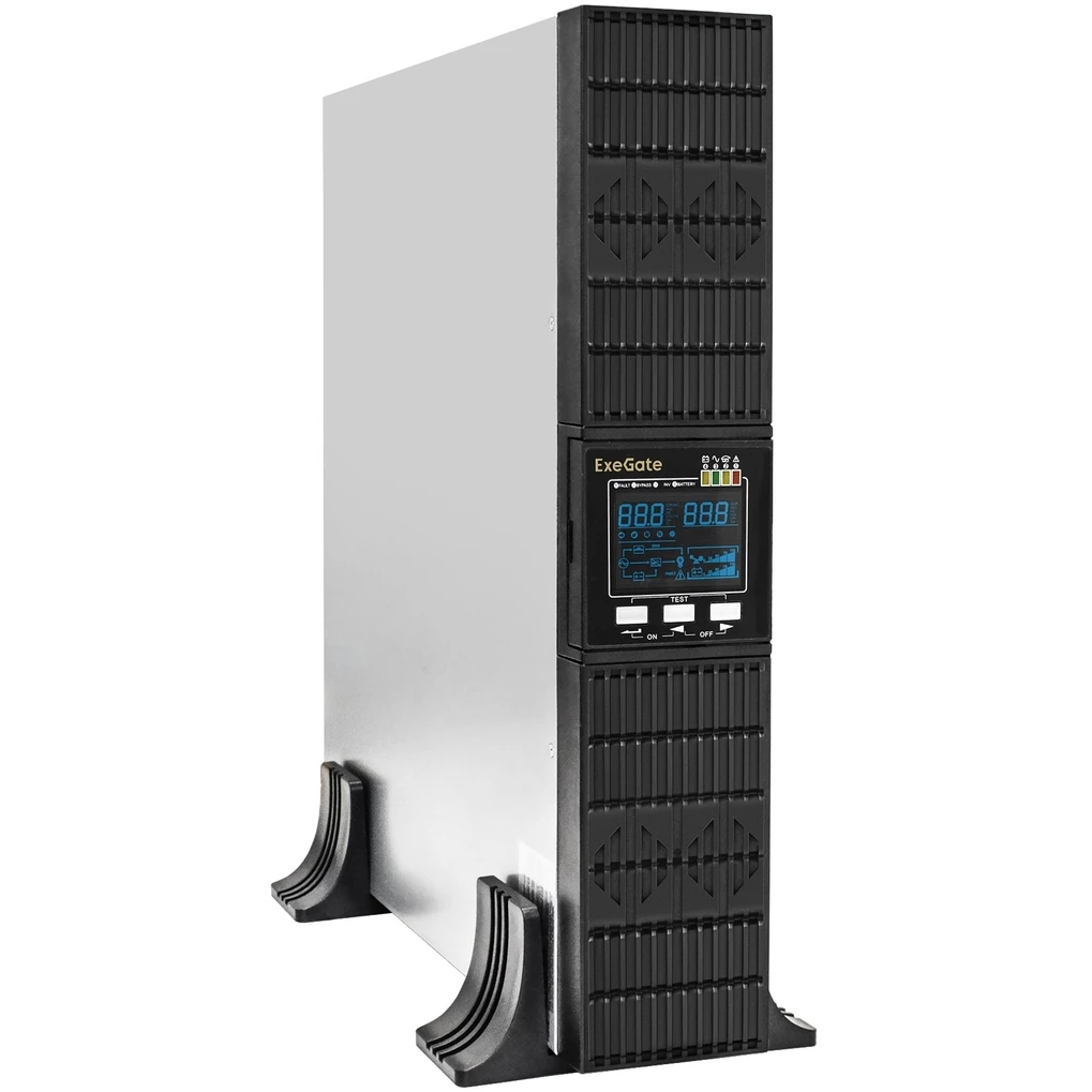 ИБП ExeGate Power Back ULS-1000.LCD.AVR.1SH.2C13.USB.RS232.SNMP.2U - EX293048RUS