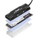 Радиатор для SSD M.2 Silverstone TP03-ARGB (G560TP03ARGB010)