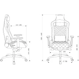 Игровое кресло Бюрократ Knight Titan Black/Red (KNIGHT TITAN BR)