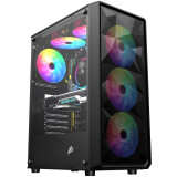 Корпус 1STPLAYER FD3 Black (FD3-BK-4F1)