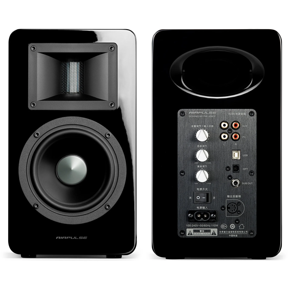 Колонки AirPulse A100 Black - фото 3