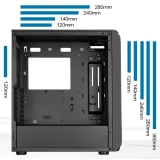 Корпус Silverstone Fara 511Z (SST-FA511Z-BG/G41FA511ZBG0020)