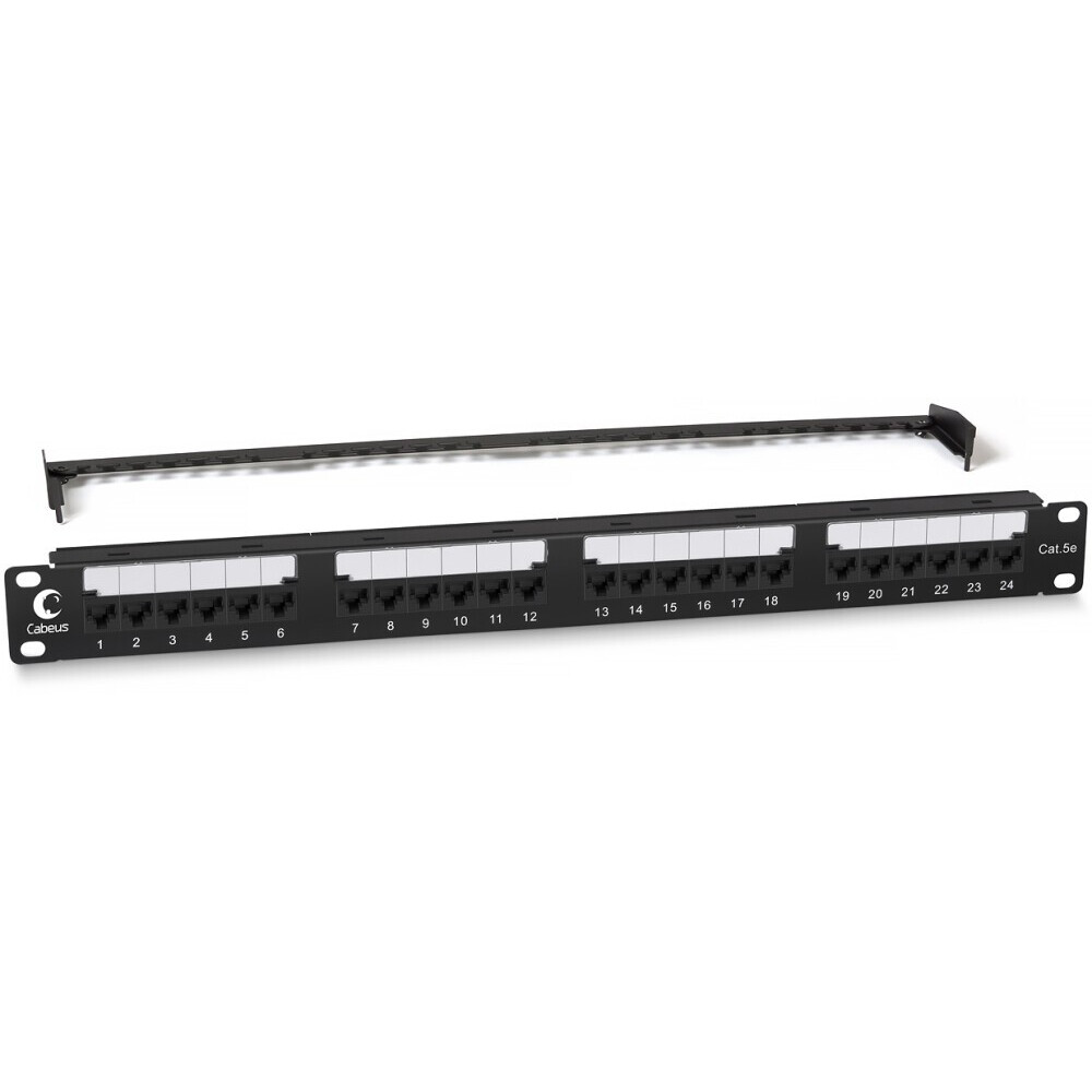 Патч-панель Cabeus PL2-24-Cat.5e-Dual IDC