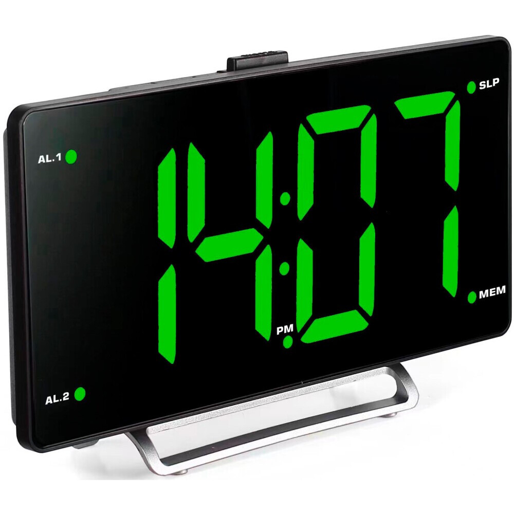 Радиобудильник Hyundai H-RCL246 Black/Green - фото 3