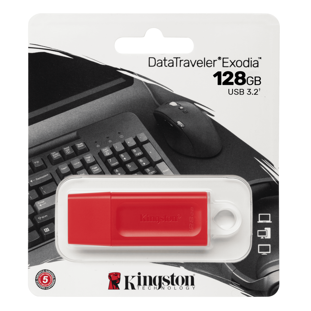 USB Flash накопитель 128GB Kingston DataTraveler Exodia (KC-U2G128-7GR)