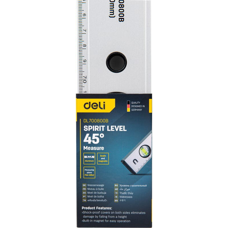 Уровень Deli DL700800B - фото 4