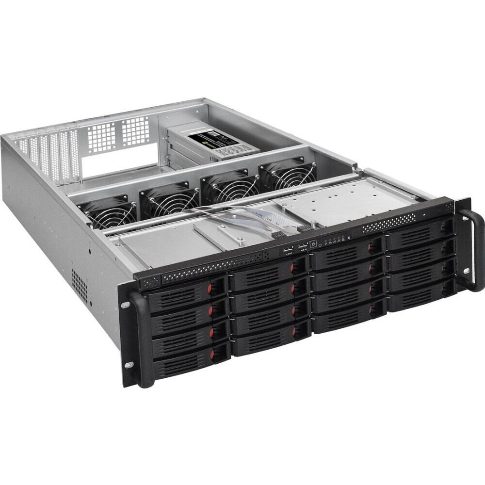 Серверный корпус ExeGate Pro 3U660-HS16/Redundant 2x1200W - EX292422RUS - фото 7