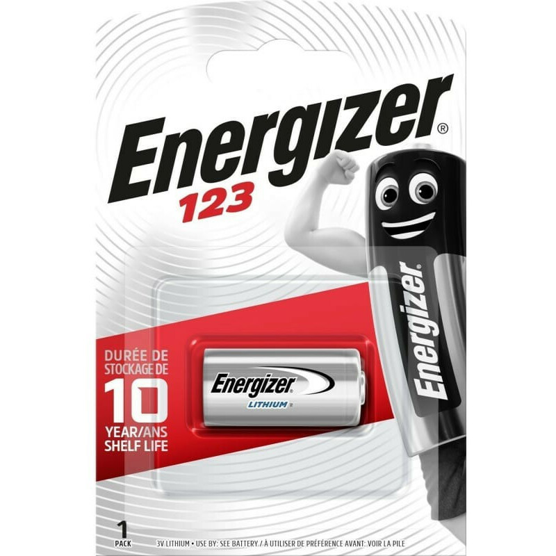 Батарейка Energizer Photo (CR123, 1 шт) - 7638900052008