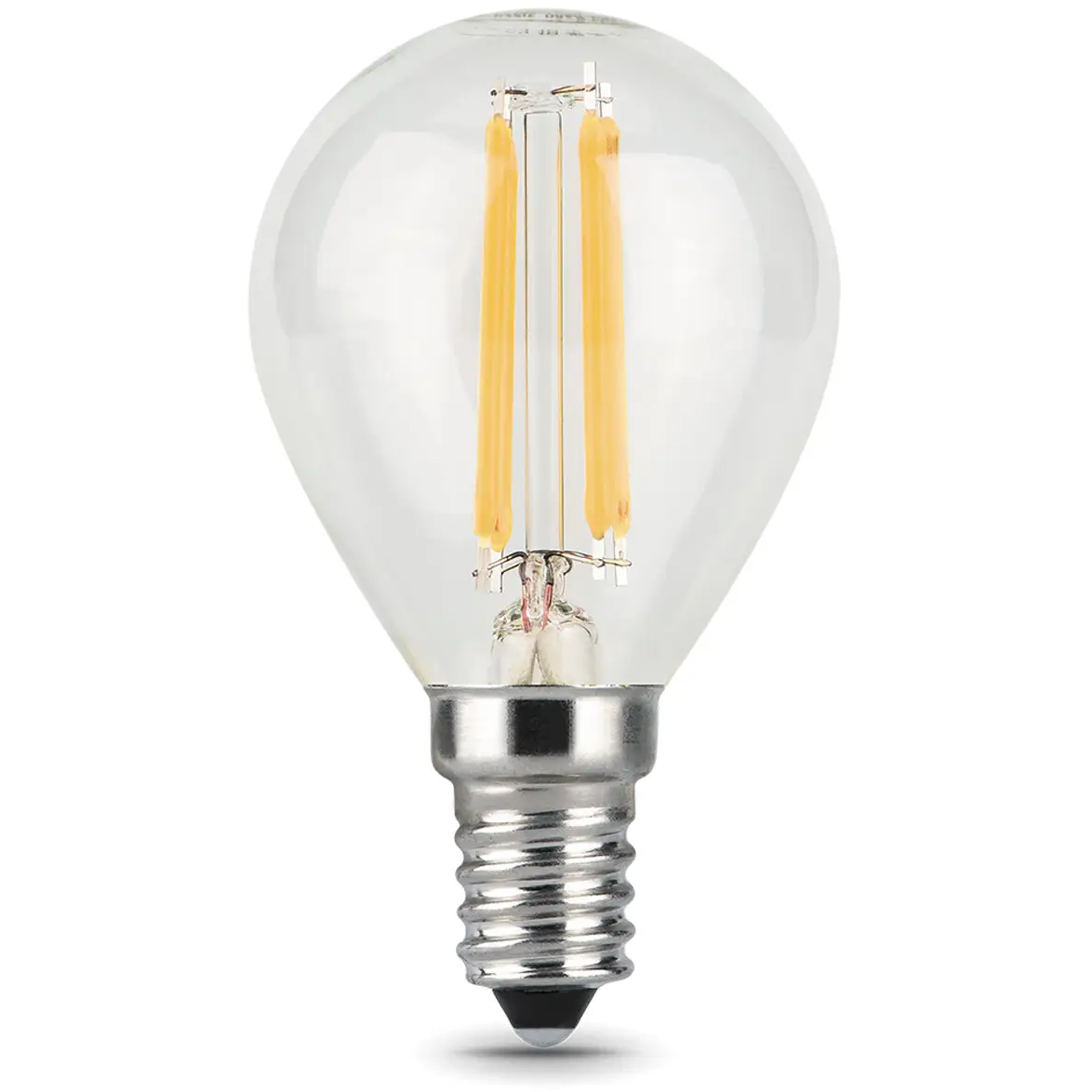 Филаментная лампочка Gauss Filament Шар 4100K (11 Вт, E14) 10 шт. - 105801211