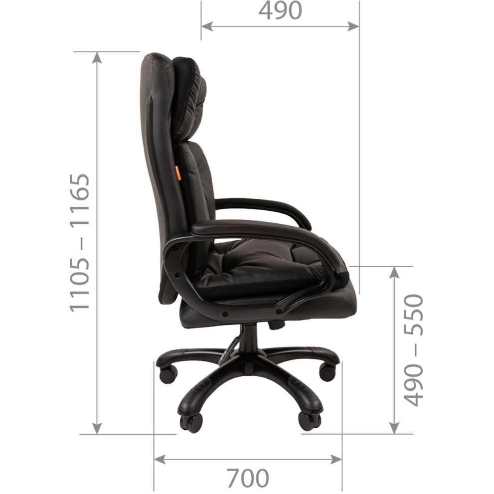 Офисное кресло Chairman 442 Black (00-07051155) - 00-07051155/00-07127984 - фото 5