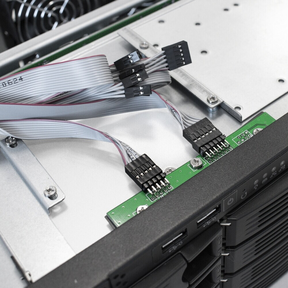 Серверный корпус ExeGate Pro 3U660-HS16/Redundant 2x1000W - EX292421RUS - фото 3