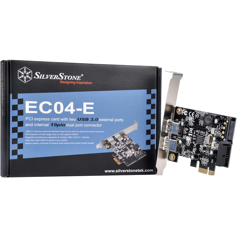 Плата расширения портов Silverstone EC04-E - G560EC04E000010 - фото 5