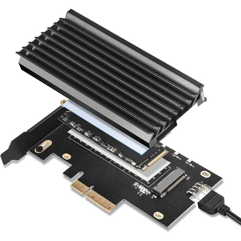 Переходник PCI-E - M.2 Silverstone ECM24-ARGB - G56ECM24ARGB020 - фото 6