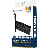 Переходник PCI-E - M.2 Silverstone ECM24-ARGB (G56ECM24ARGB020)
