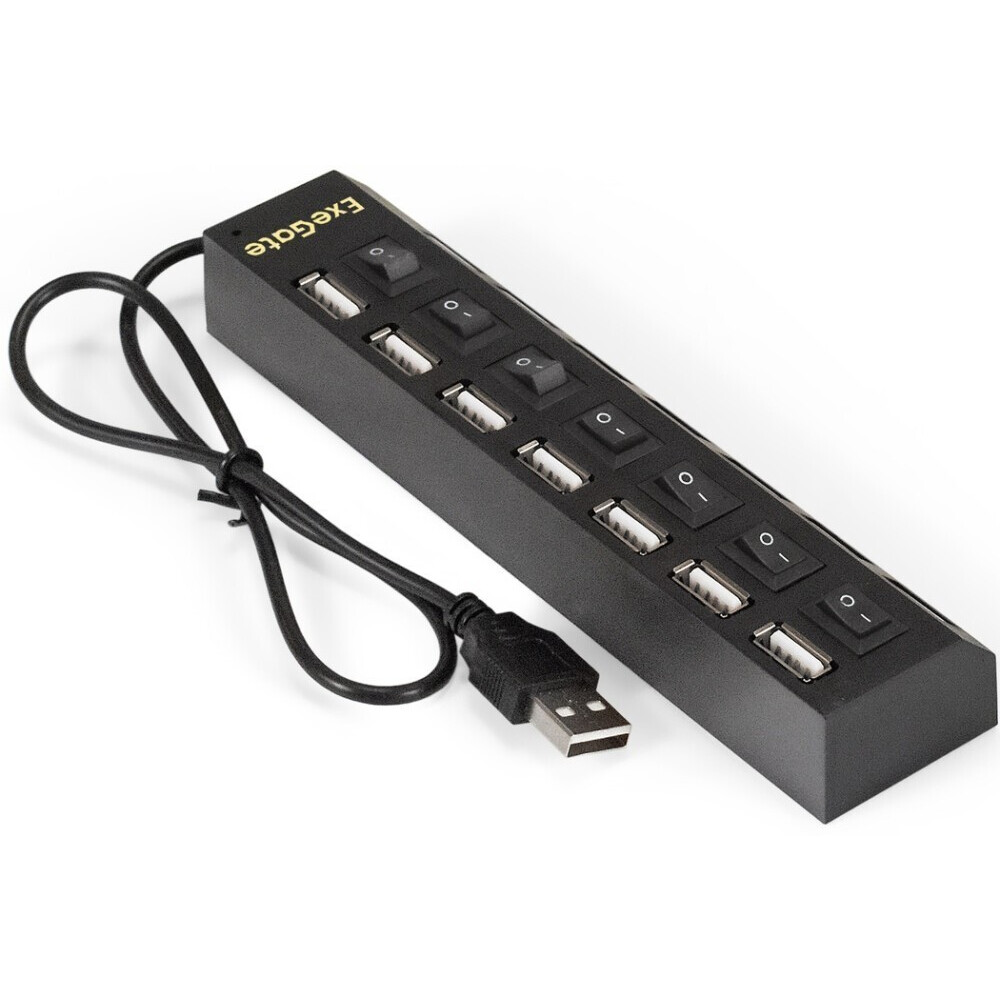 USB-концентратор ExeGate DUB-72SW - EX293978RUS - фото 2