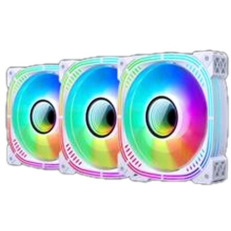 Вентилятор для корпуса Lamptron Prism+ ARGB White (3 шт.)