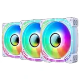 Вентилятор для корпуса Lamptron Prism+ ARGB White (3 шт.) (LAMP-PAF02)