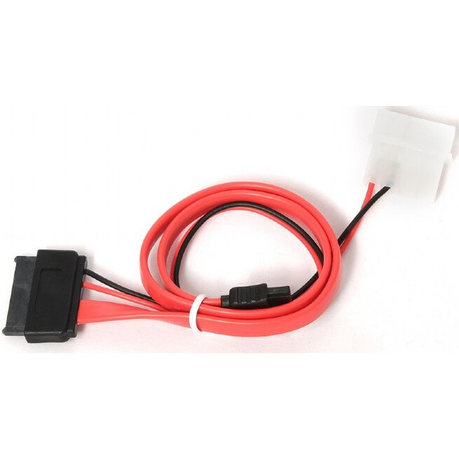 Кабель SATA + Molex - SATA Slimline, 0.35м, Gembird CC-SATA-C2 - фото 2